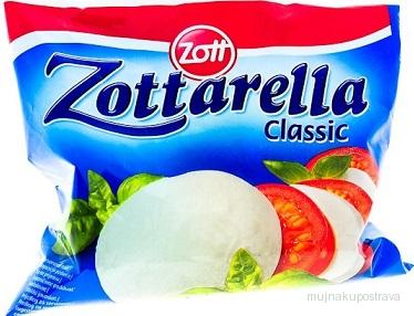 Zott Zottarella Classic mozzarella měkký sýr 45% - 125 g