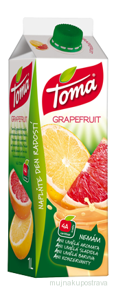 Toma Grapefruit s dužinou (nektar) 1L