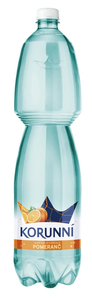 Korunní jemně perlivá pomeranč 6 x 1,5l