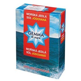 Sůl jodovaná Gemma di mare Mořská jedlá  nemletá 1kg